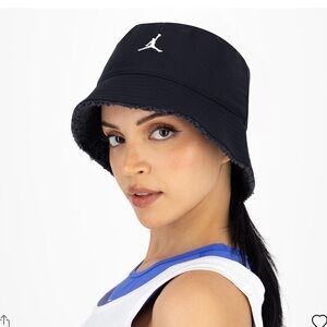 Jordan Black Bucket Hat with Iconic Jumpman Logo